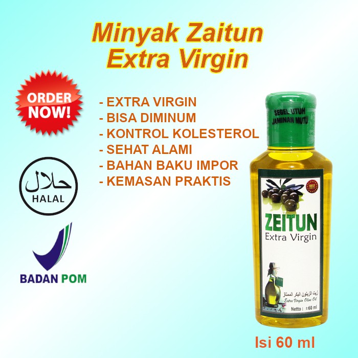 

Minyak Zaitun Ekstra Virgin Murni Misr 60ml