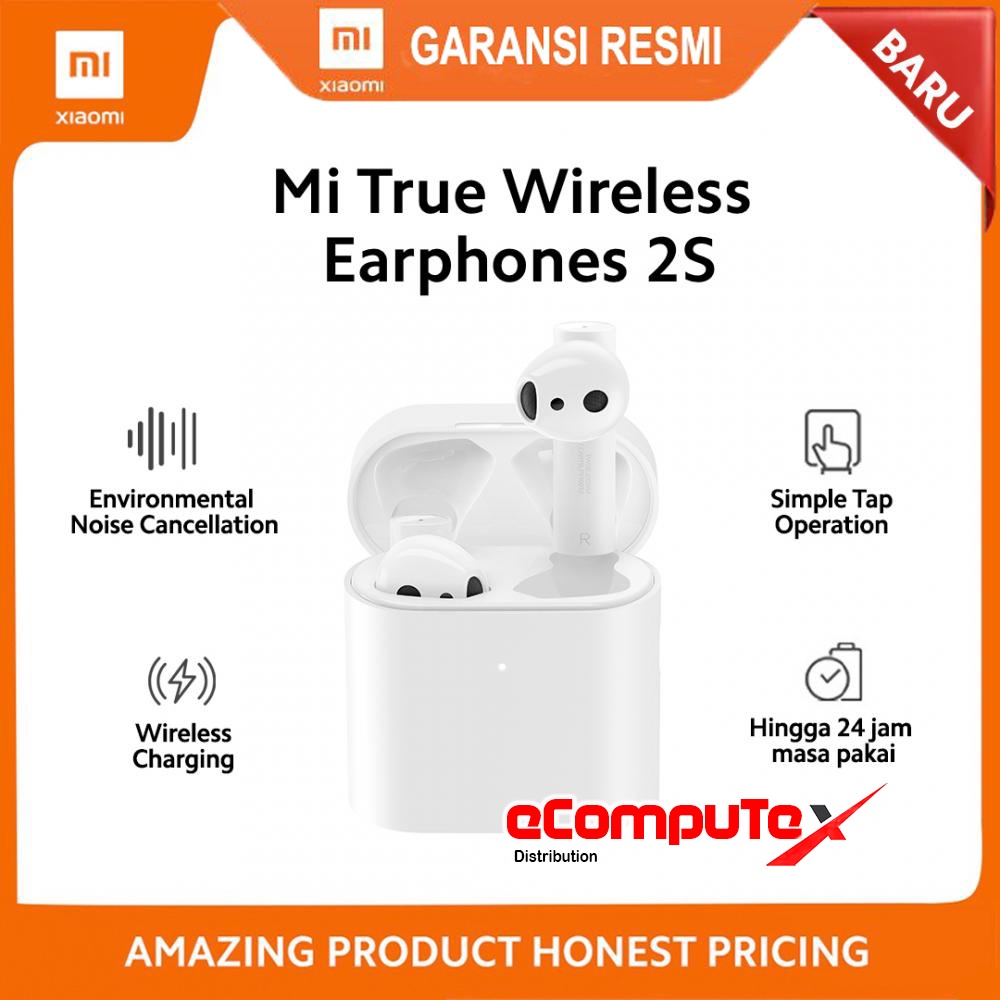 XIAOMI MI TRUE WIRELESS ACC TWS EARPHONE 2S BATERAI 24 JAM ORIGINAL