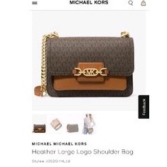 MK Heather crossbody