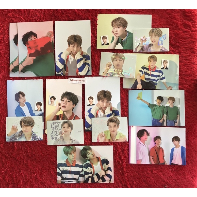 POSTCARD MINI POSTER ID PHOTO SG20 BTS SEASON GREETING 2020 NAMJOON RM SEOKJIN JIN YOONGI SUGA HOSEO