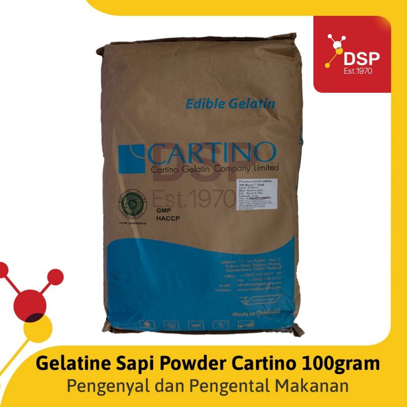 

Gelatine / Gelatin Bubuk Halal MUI 100 Gram