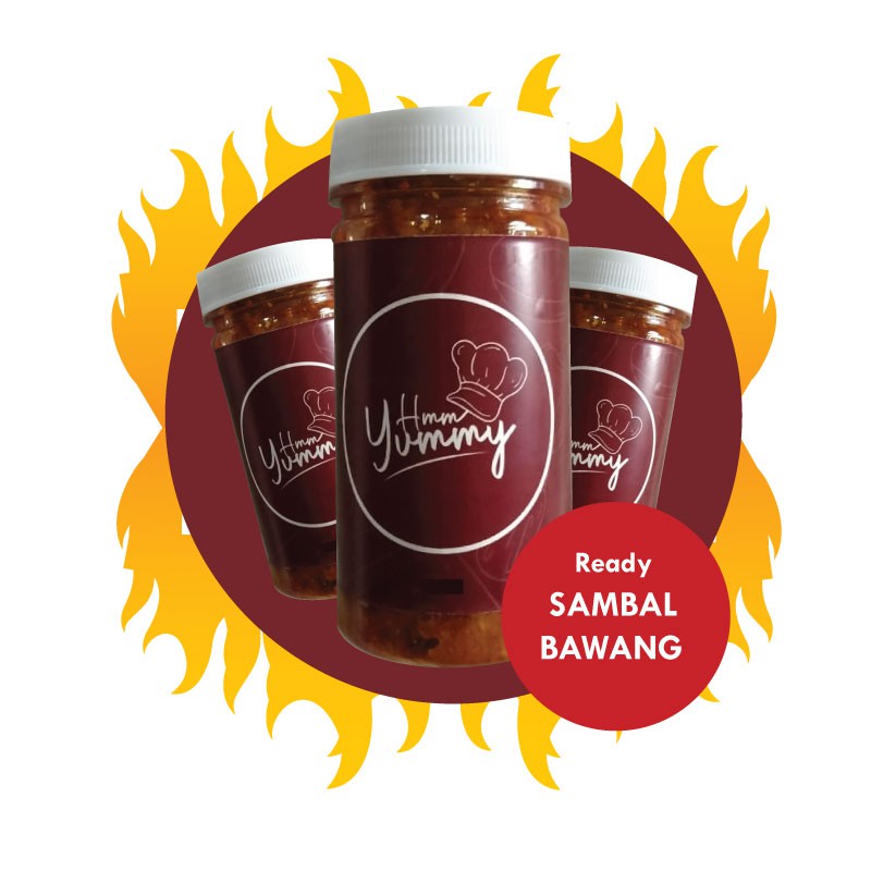 

SAMBAL BAWANG 200gr ( FREE 1 Pcs BUMBU NASI GORENG 20gr )