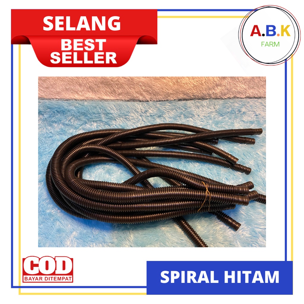 Selang Spiral Panjang 90cm / Selang Spiral / Selang Pompa Aquarium
