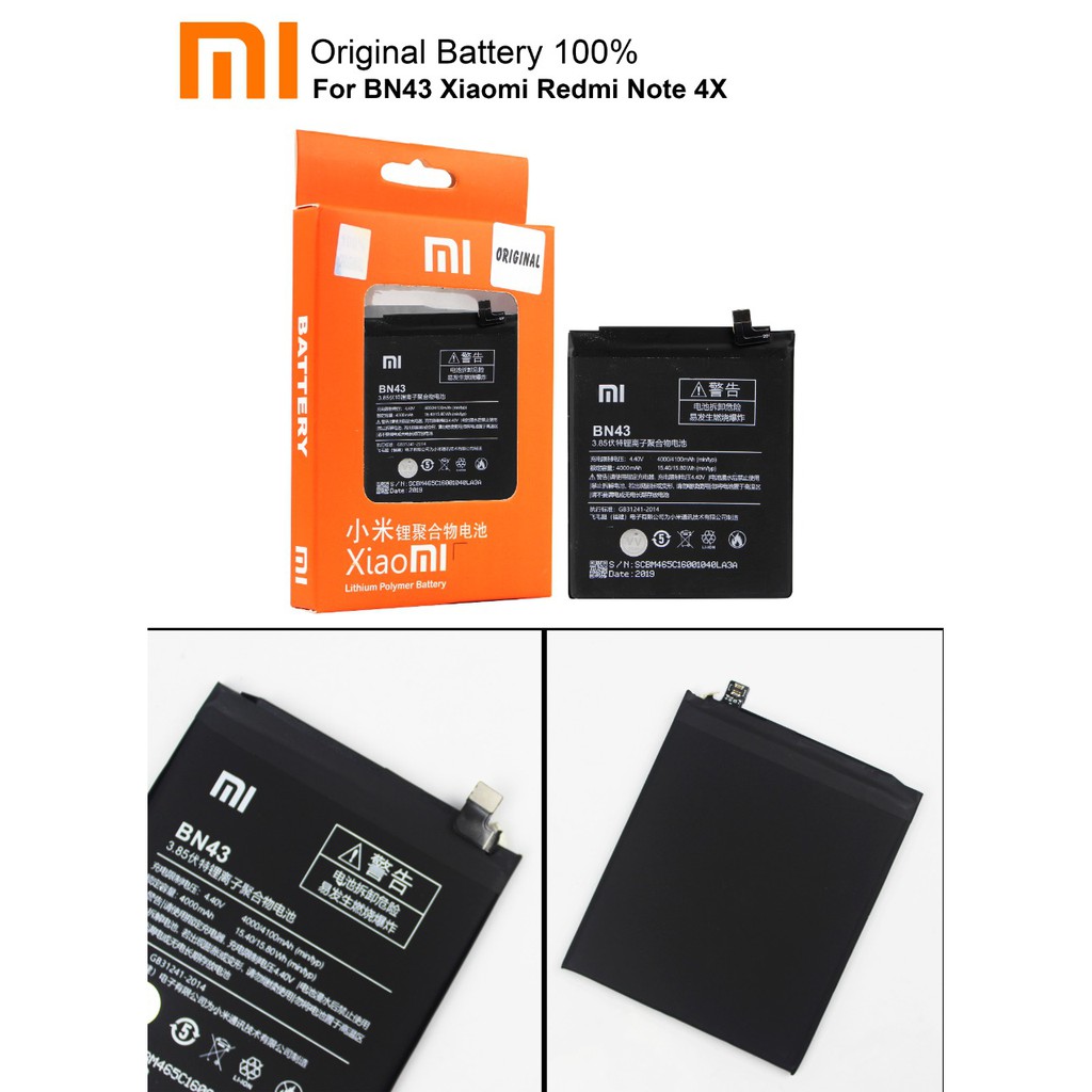 Battery Batre Xiaomi Note 4x Snapdragon BN 43 ORI Batre Xiaomi BN43 Ori 100% Distributor