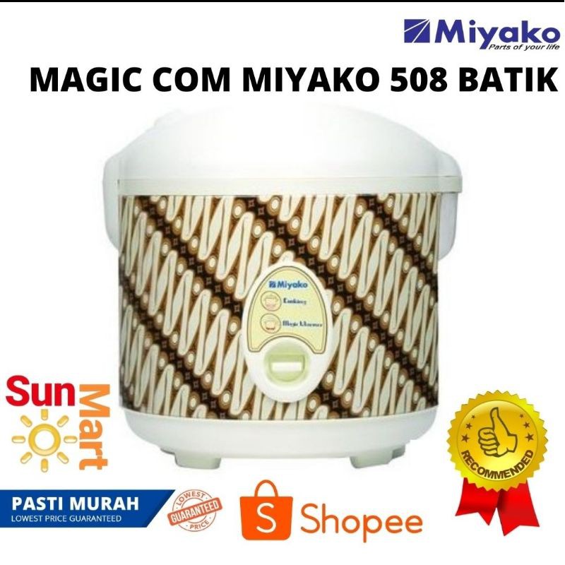 MAGIC COM MIYAKO 1.8L MCM-508 Batik / Wayang PRG