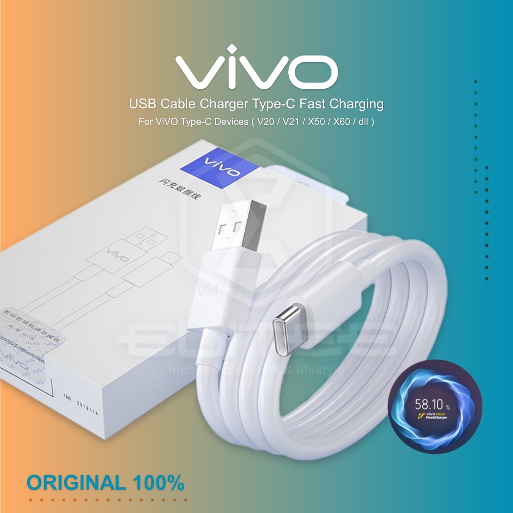 Kabel Data VIVO Type C Original Fast Charging