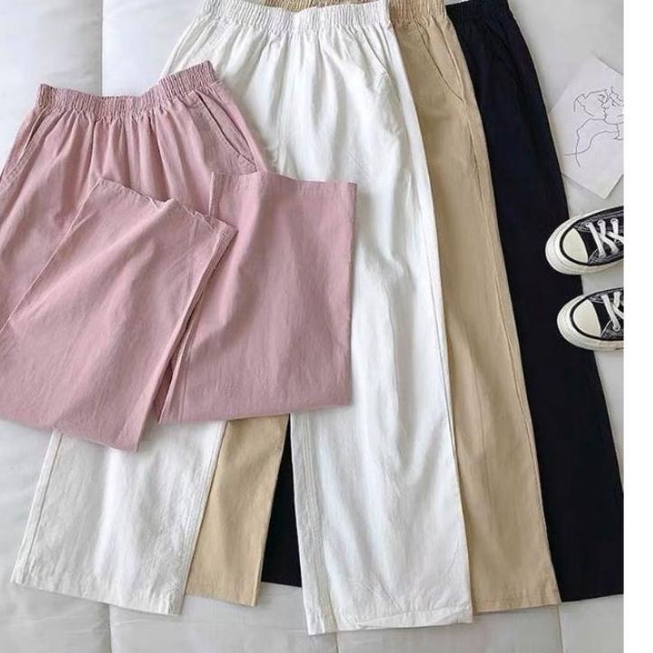 Free Ongkir KULOT LINEN MERY SAKU BELAKANG FUUL KOLOR paling murah