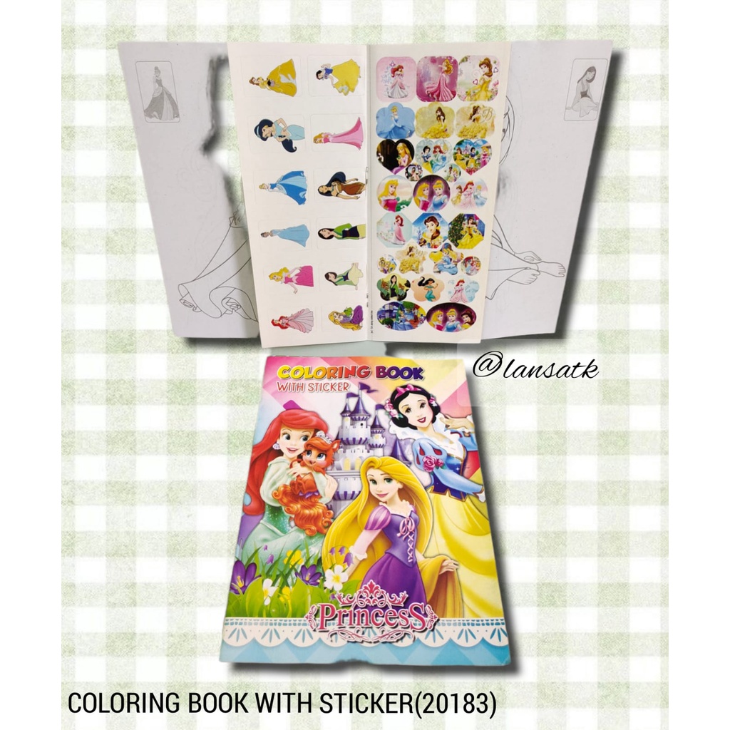 

COLORING BOOK WITH STICKER (20183)