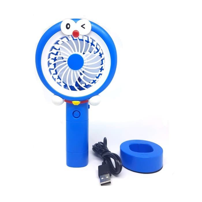 KIPAS USB MINIFAN LED Doraemon &amp; Hello kitty/ Kipas Angin Portable/ Kipas Angin Mini