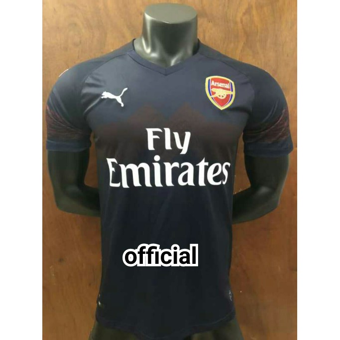 Jersey Baju Kaos Arsenal Away 18/19 Grade Ori Futsal Murah Gooners