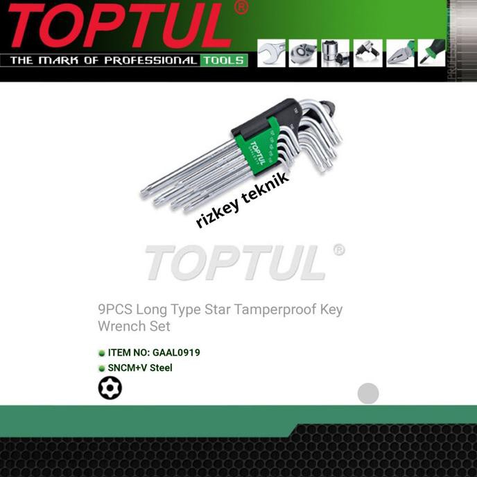 TOPTUL GAAL 0919 KUNCI L LONG BINTANG LUBANG