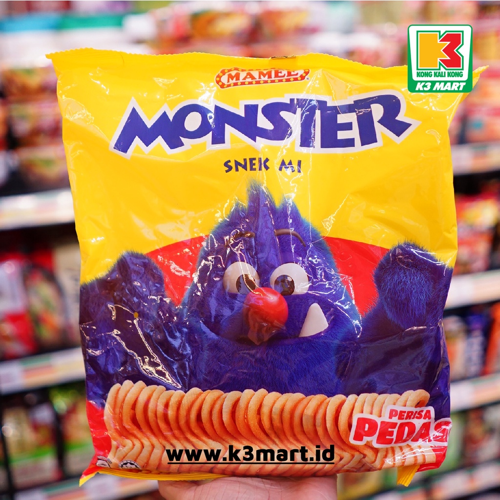 Mamee Monster Snek Mi Perisa Pedas 8SX25gr
