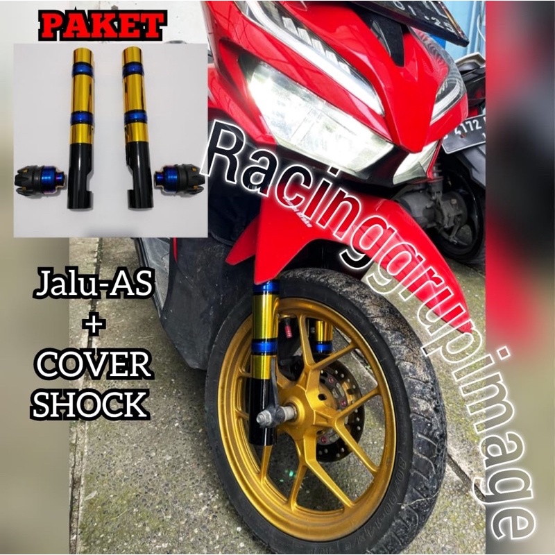 Cover Shock Matic Honda Semua Series (Beat,Vario,Scoppy,Genio)