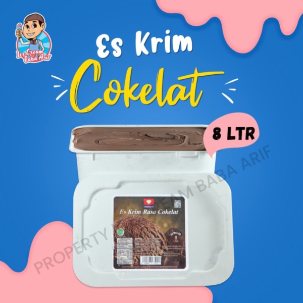 

Es Krim Emberan 8 ltr Diamond Cokelat/Ice Cream Hajatan/Es krim acara