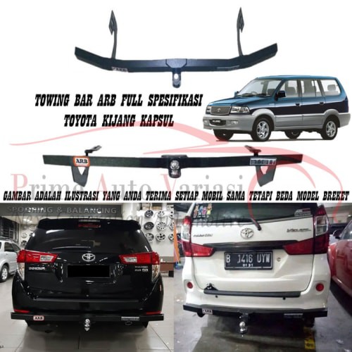[Eksterior Mobil] TOWING BAR ARB BESI BUMPER BELAKANG TOWING BAR - KIJANG KAPSUL