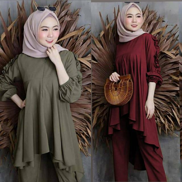 Set sisilia busana  Fashion muslim terkini