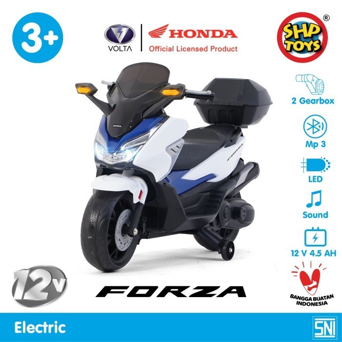 Mainan Motor Aki Anak FORZA HONDA VOLTA 5055 SHP TOYS - Maenan Motoran - Merah