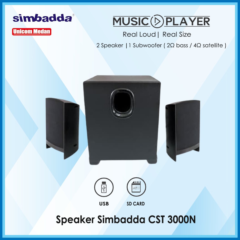 SPEAKER SIMBADDA CST3000N MUSIC PLAYER SPEAKER