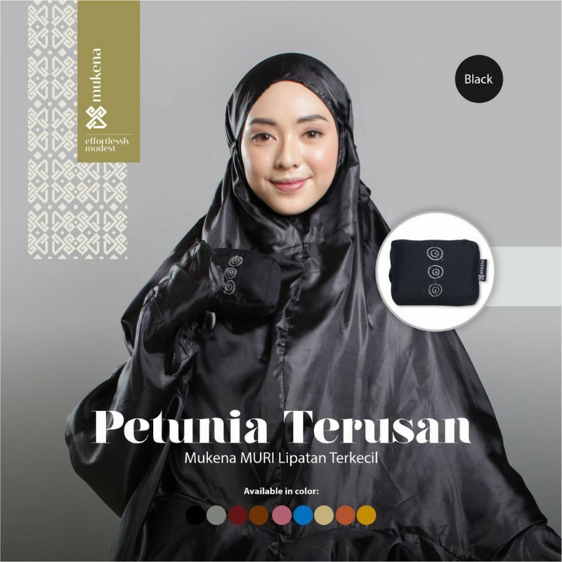 mukena traveling terusan peony muri dyah suminar karita terkecil mukena mini