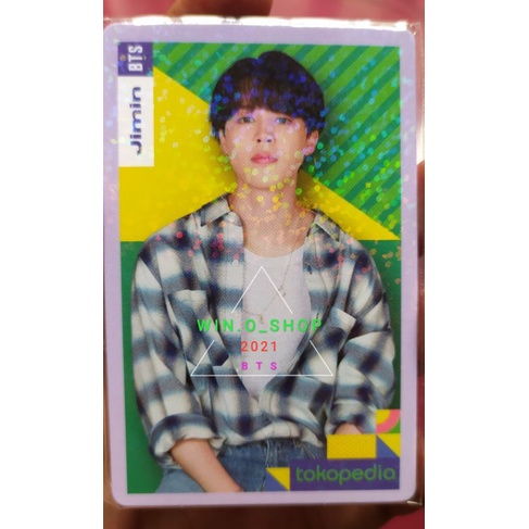 PC BTS X TOKO HIJAU HOLO EDITION JIMIN