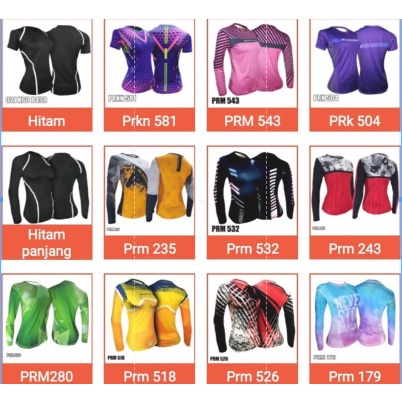 Ready Stock - kaos olah Raga SIXPACK