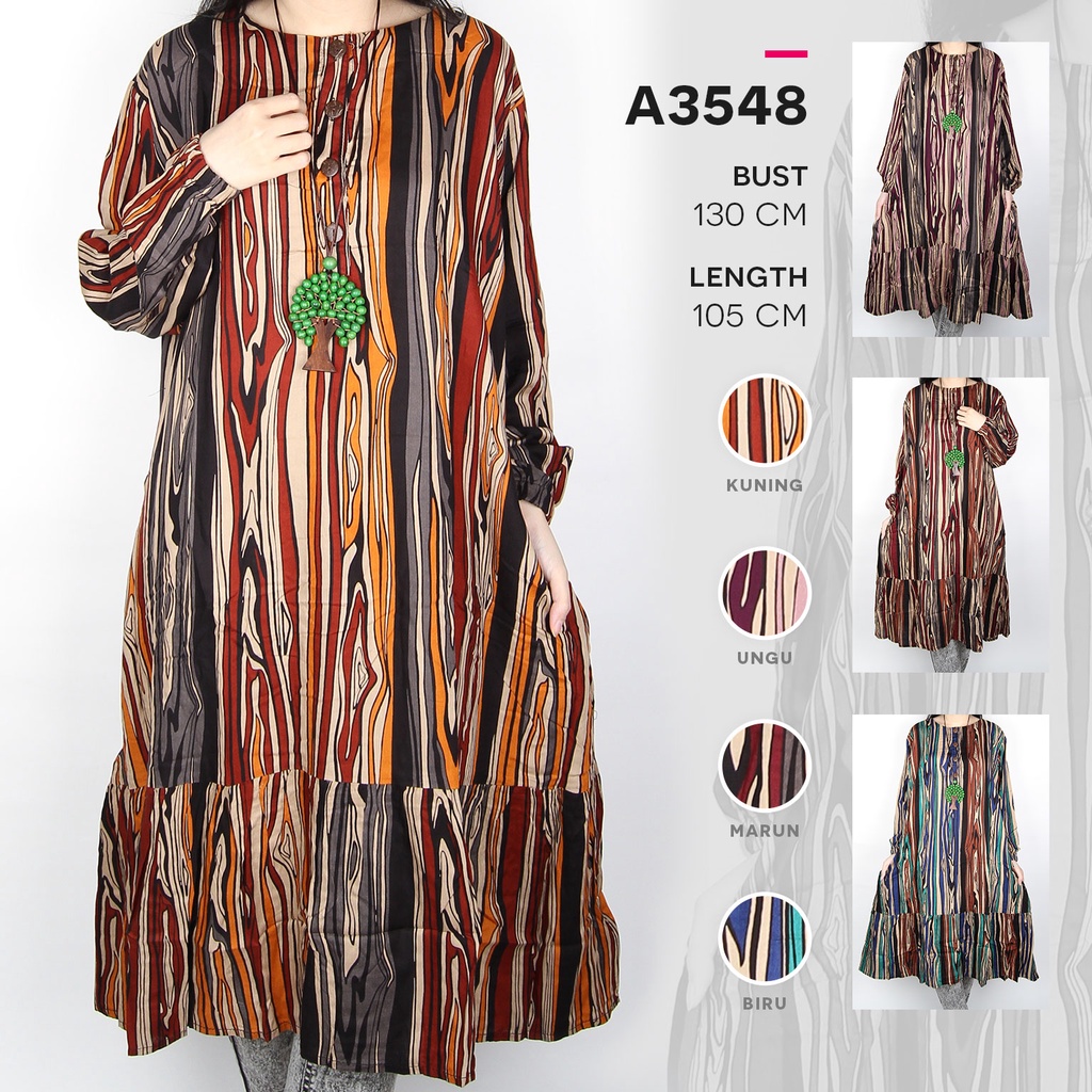 Maliju Tunik Jumbo Rempel Busui Katun - A3548