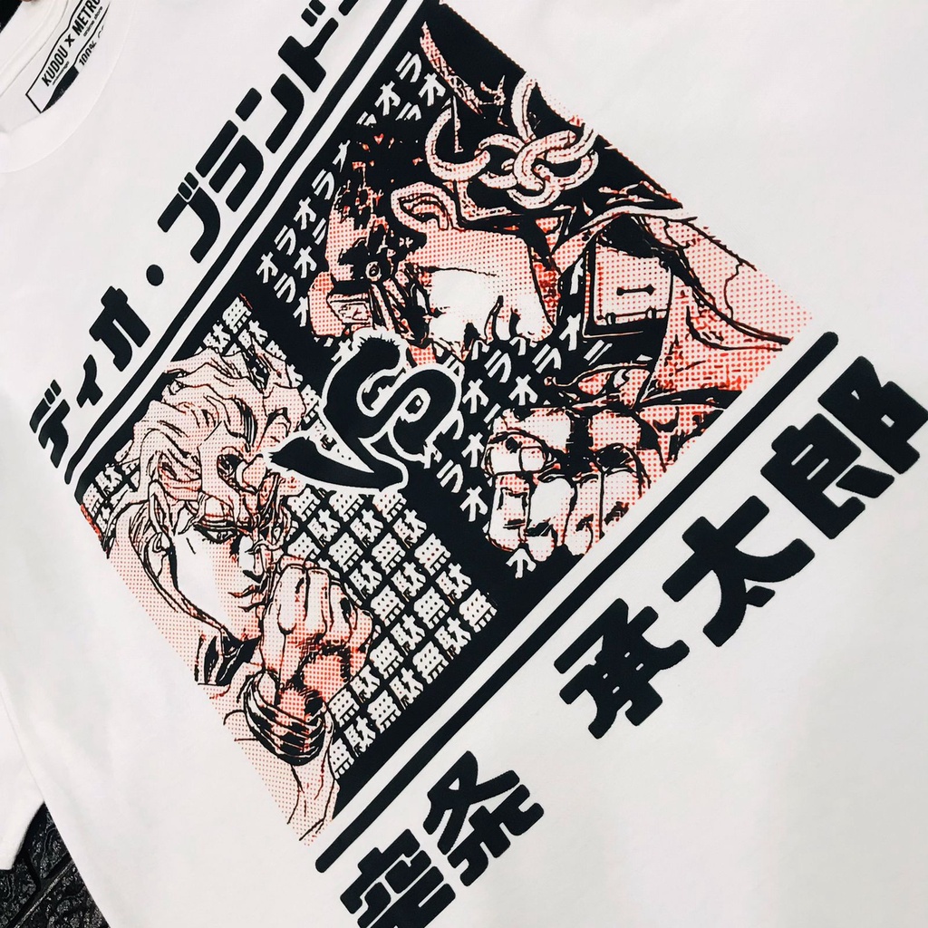 Tshirt Jotaro Kujo vs Dio Anime Manga Premium Unsiex