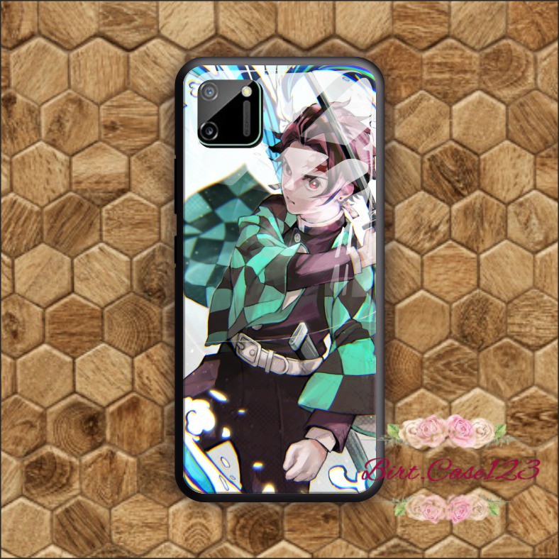 back case glass KIMETSU NO YAIBA Oppo A3s A1k A5 A9 2020 A7 F9 A5s A31 A52 a53 A92 A37 A57 BC2806