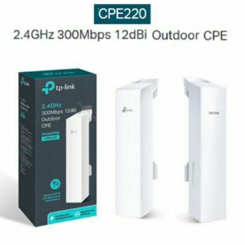 TP-Link CPE220 - 2.4Ghz 300Mbps 12dBi Outdoor CPE