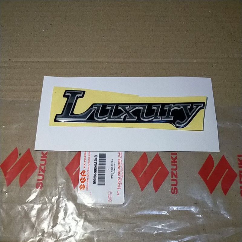 Emblem/Sticker Luxury Suzuki APV Arena Original SGP