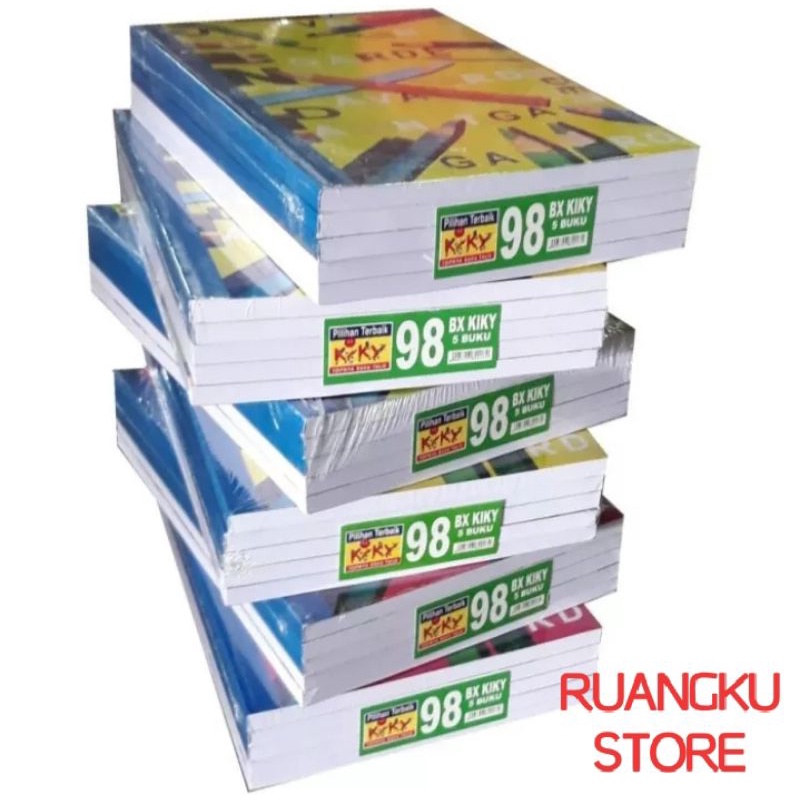 

Buku Tulis KIKY 98 lembar Isi 5 Pcs Original