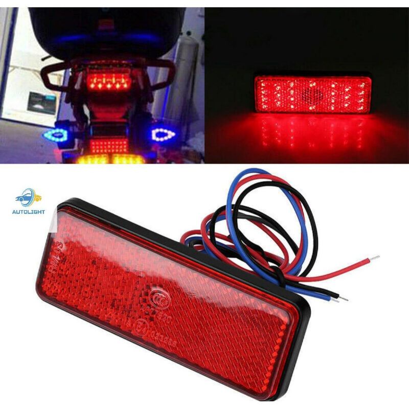 Lampu Led Stoprem Mata Kucing 2 Model Senja Diam Rem Kedip Universal Lampu Motor