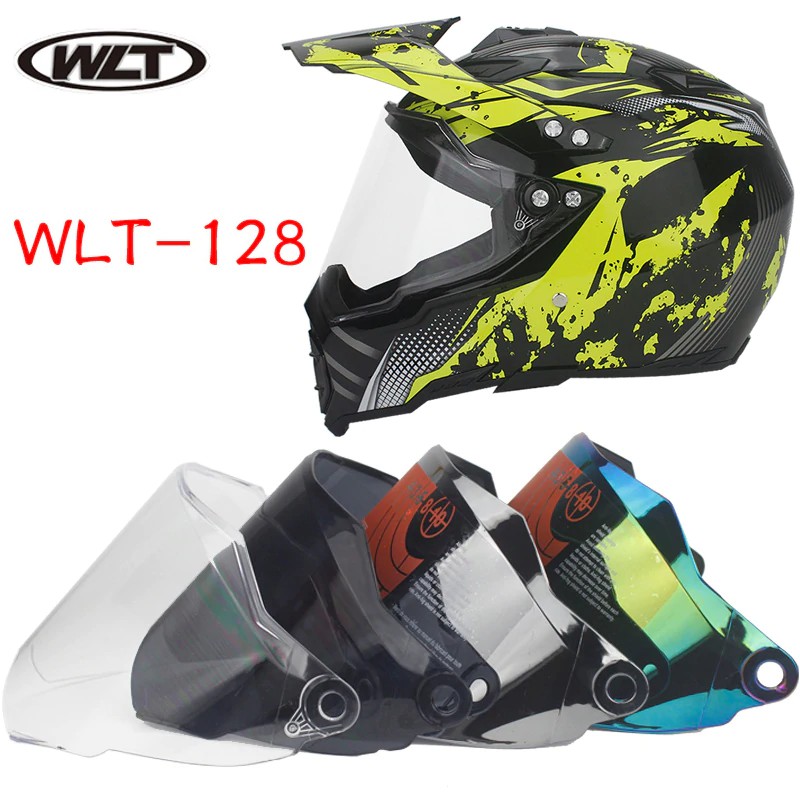 motocross helmet with face shield