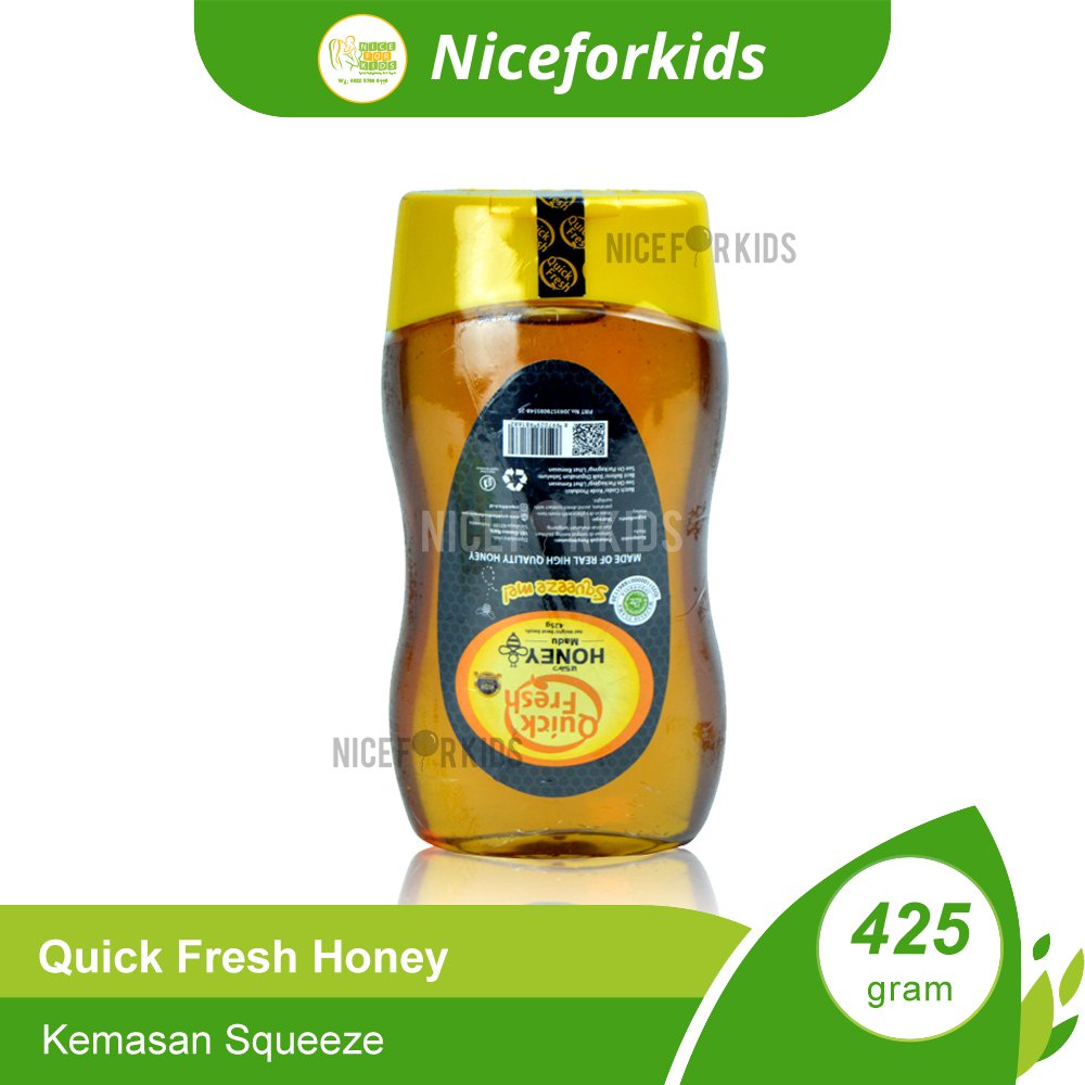 Quick Fresh Honey Squeeze 425GR / Madu Murni 425GR