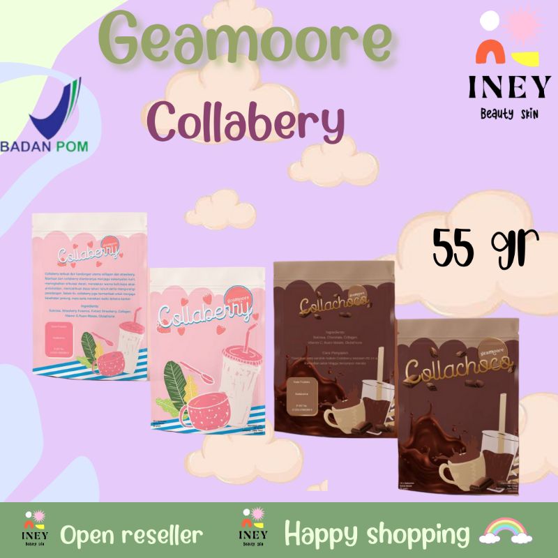 

GEAMOORE COLLAGEN DRINK Collabery Collachoco 55Gram ( ready stok )