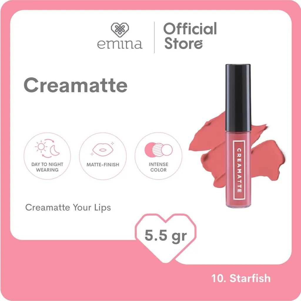 Emina Creamatte 5.5 gr / Emina Cream Matte / Emina Cream Matte Lip Cream