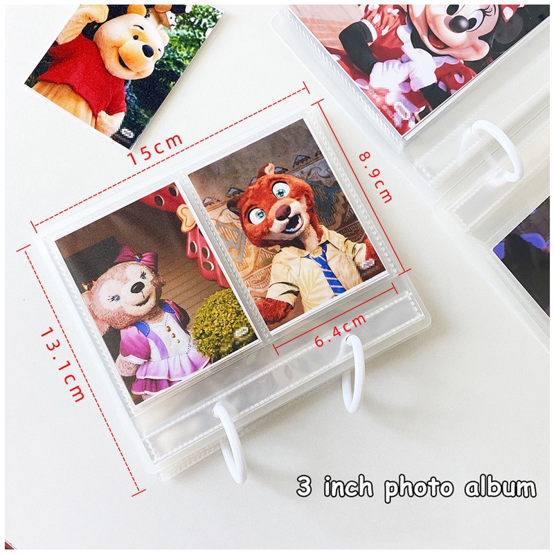 3inch/4inch/6inch Binder Gaya Minimalis Matte Cover Dengan 25pcs Sleeves Album Foto Untuk Mini Photo Card Holder Storage Book