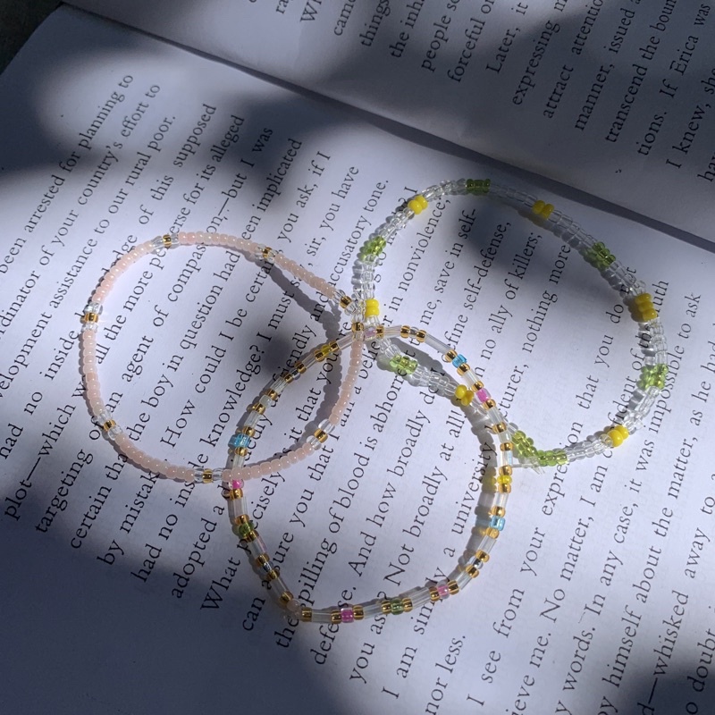 gelang manik simple / gelang korea / korea  beads / bracelet