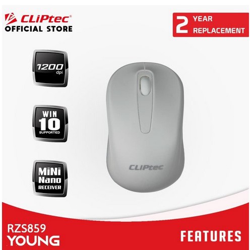 ITSTORE CLIPtec - RZS859 / Young / Wireless Optical Mouse Optik 2.4Ghz / 1200DPI Cliptec RZS859