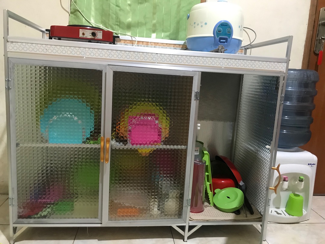 Rak Kompor 3 Pintu Alumunium (portabel)