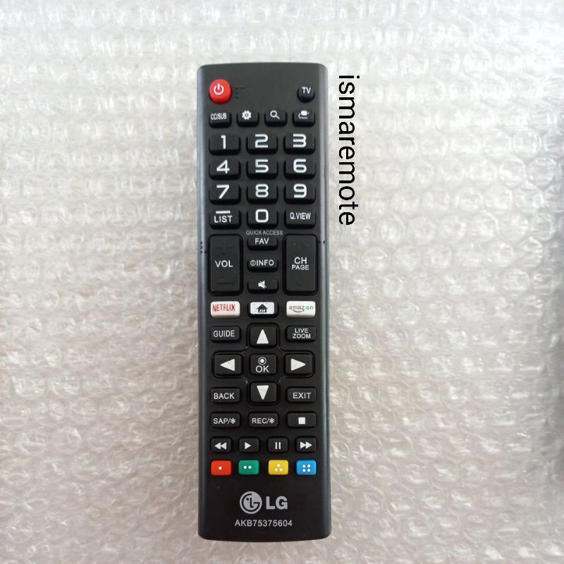 REMOTE REMOT  TV LG LCD LED Smart TV Netflix AKB75375604