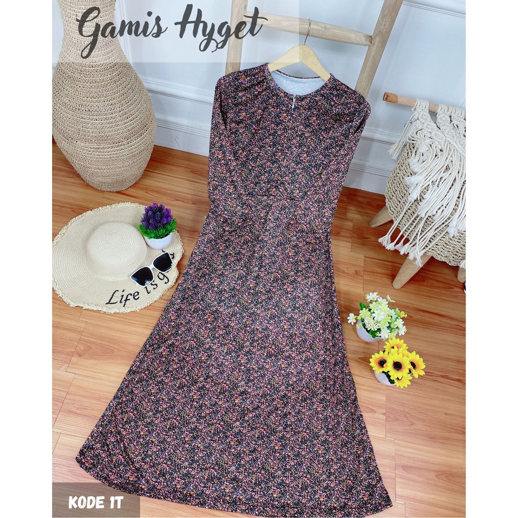 Gamis Hyget Busui Lanjutan Katalog Gamis Murah Gamis Hyget Gamis 30ribuan AH-GAMIS HYGET kode 1T