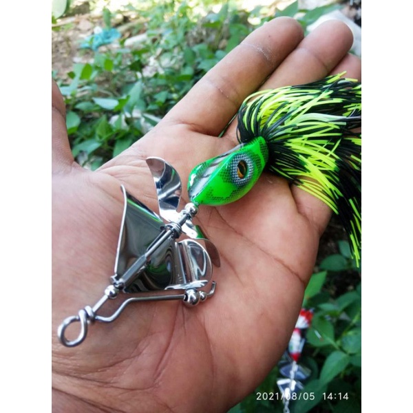 umpan buzbait 18 grm dtx lure