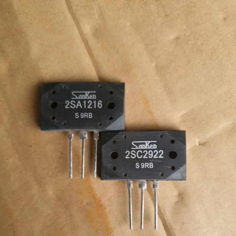 TRANSISTOR SANKEN 2SC2922 2SA1216 LOT 9RB