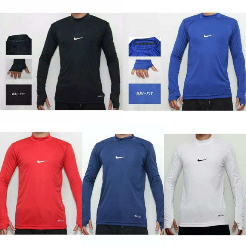 Baselayer - Baju Dalaman Olahraga - Manset Lengan Panjang Nike Edition