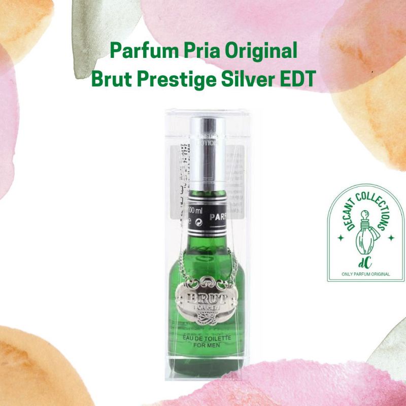 Parfum Pria Original Brut Prestige Silver Paris  1965 EDT