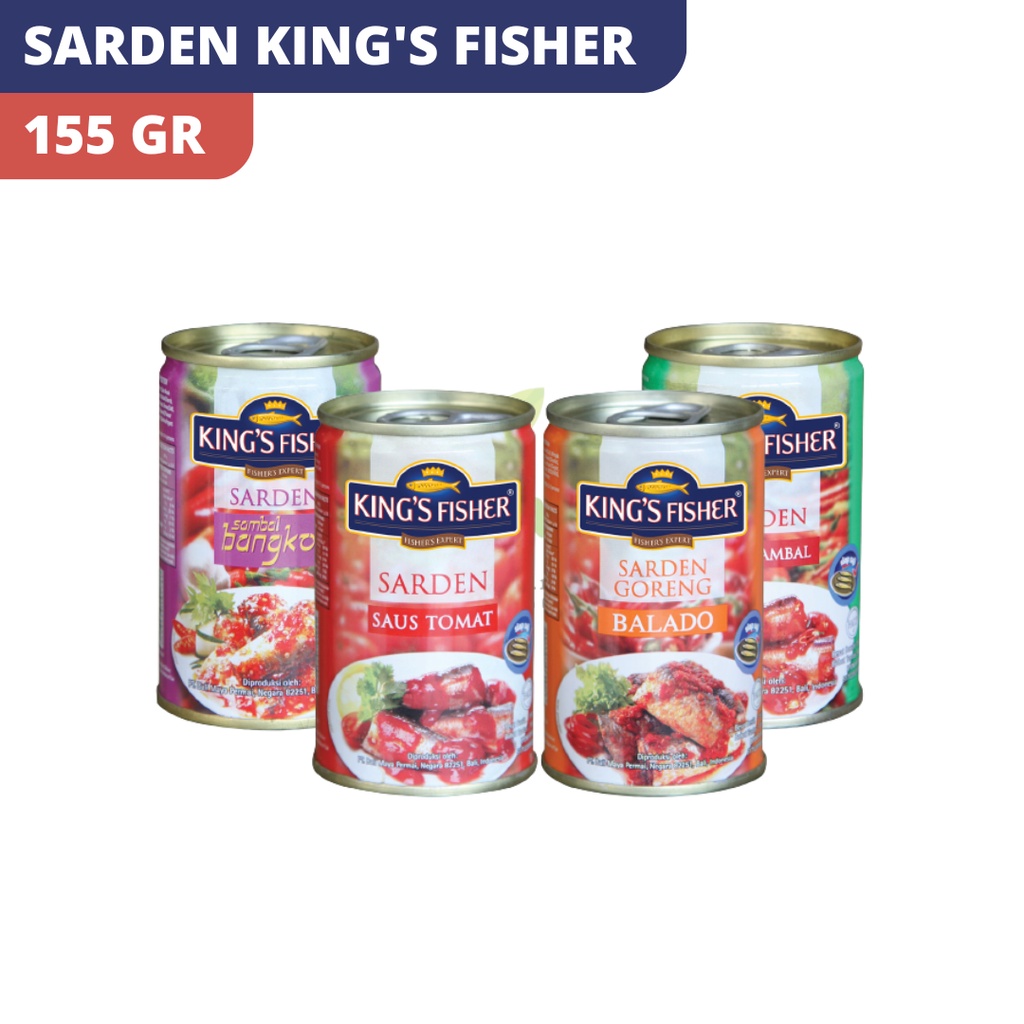 

KING'S FISHER SARINES 155GR