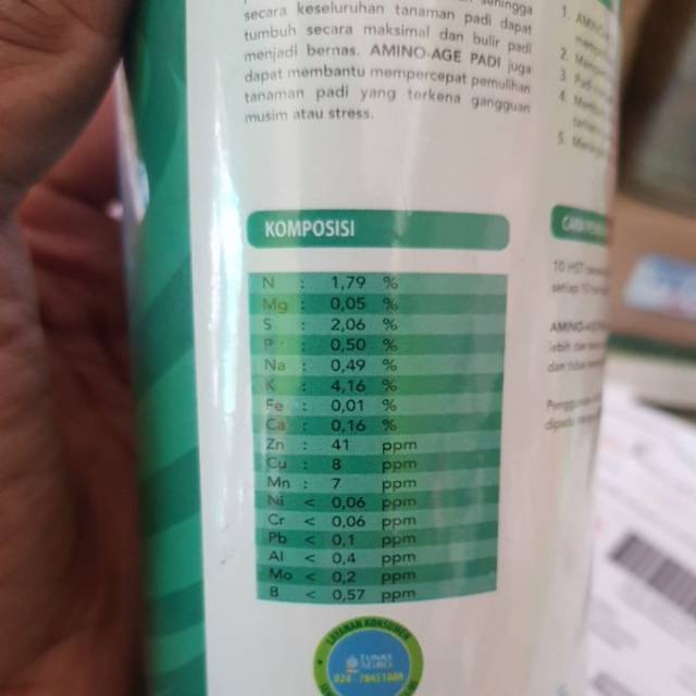 Pupuk amino 500 mili Tunas Agro