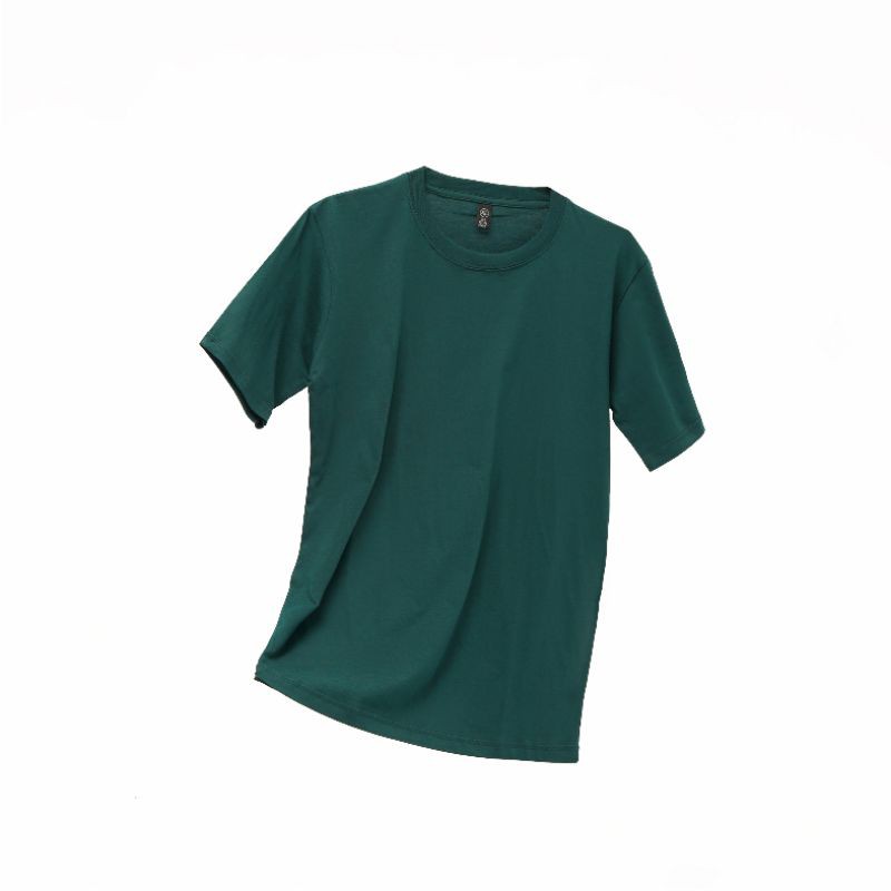 KAOS POLOS PREMIUM COTTON COMBED 30S-4.HIJAU BOTOL