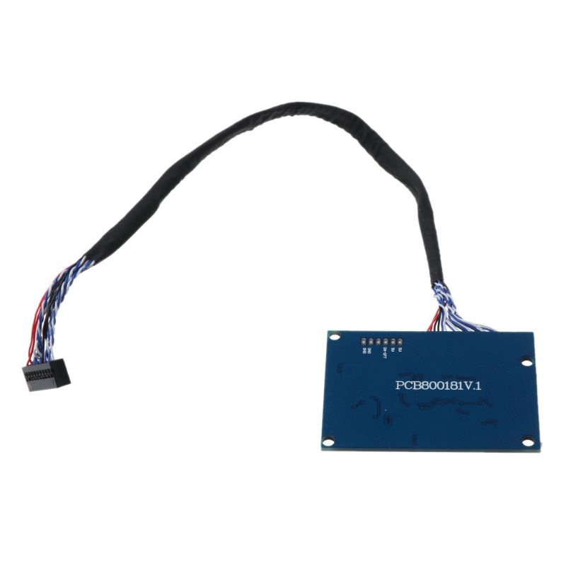 Vivi 1Set Standar 20Pin 1-ch LVDS Input Ke 50Pin TTL Port Output Driver Controller Board Dengan Kabel